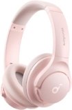 Soundcore by Anker Q20i Hybrid Active Noise Cancelling Headphones, Wireless Over-Ear Bluetooth, 40H Long ANC Playtime, Hi-Res Audio, Big Bass, Customize via an App, Transparency Mode (Pink) |  OFF – Only 49.99