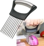 Stainless Steel Onion Holder for Slicing,Onion Slicer Holder,Onion Cutter for Slicing of Onions,Tomatoes,Avocados,Eggs and Other Vegetables,KItchen Utensils |  OFF – Only 4.97